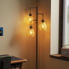 Minimalist Black Metal Floor Lamp – Stepless Dimmable, E26 Bulb Compatible, Industrial & Mid-Century Style