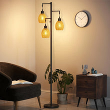 Minimalist Black Metal Floor Lamp – Stepless Dimmable, E26 Bulb Compatible, Industrial & Mid-Century Style