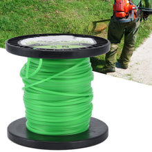 String Trimmer Line 2.0mm x 100m, Green Nylon Replacement Trimmer Cord, Durable Round Weed Eater Line for Lawn Mowers, Grass Trimmers and Garden