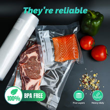 Vacuum Sealer Rolls, 3-Pack, 8-Inch and 11-Inch, 150 ft - image 3