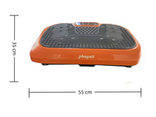 Vibration Plate Exercise Machine Whole Body Workout Platform w/ Remote, Resistance Bands 1–20 Speed Levels, LED Display Compact Home Fitness Equipment for Toning & Balance 330 lbs Capacity