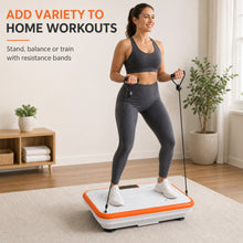 Whole-Body Vibration Plate with 99 Speeds, Remote and Resistance Bands - image 3