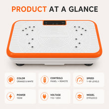 Whole-Body Vibration Plate with 99 Speeds, Remote and Resistance Bands - image 7