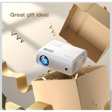 Mini Portable Projector Compact HD Home Theater Projector with USB/HDMI Support | Works with iPhone, Android, Laptop, TV Stick Kids & Family Movie Projector 2400-Lux Bright Compact Design Model M8