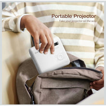 Mini Portable Projector Compact HD Home Theater Projector with USB/HDMI Support | Works with iPhone, Android, Laptop, TV Stick Kids & Family Movie Projector 2400-Lux Bright Compact Design Model M8