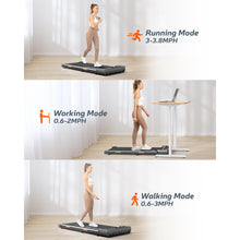 Walking Pad Under-Desk Treadmill – 2.5HP Quiet Portable Slim Treadmill with LED Display & Remote, 265 lb Capacity, Compact Home Office Fitness