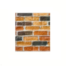 20 PCS 3D Brick Wall Tile Stickers, Self-adhesive Foam Brick Wallpaper Sticker, Easy to Stick and Peel for Home, Kitchen, Living Room, Bathroom -