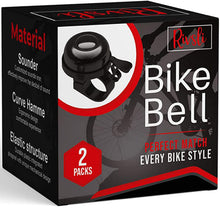 2 Pack Classic Bike Bell, Bicycle Bell - image 2