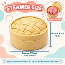 Taffy-Like Bun Squishy Toy with Soft, Thick Squeeze for Relaxing Tactile Play