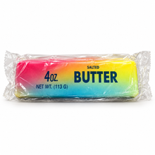 Rainbow Butter Squishy Toy with Soft Squeeze and Colorful Gradient Design