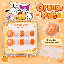 12PC Kids Press-On Nails with Adhesive Tabs