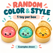Taffy-Like Bun Squishy Toy with Soft, Thick Squeeze for Relaxing Tactile Play