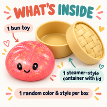 Taffy-Like Bun Squishy Toy with Soft, Thick Squeeze for Relaxing Tactile Play