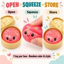 Taffy-Like Bun Squishy Toy with Soft, Thick Squeeze for Relaxing Tactile Play