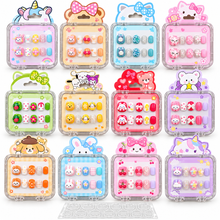 12PC Kids Press-On Nails with Adhesive Tabs