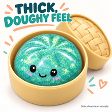 Taffy-Like Bun Squishy Toy with Soft, Thick Squeeze for Relaxing Tactile Play