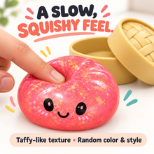Taffy-Like Bun Squishy Toy with Soft, Thick Squeeze for Relaxing Tactile Play
