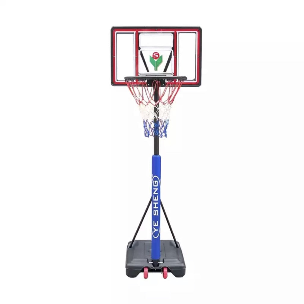 Mini Basketball Stand and Hoop Backboard 4.2-5.9 Feet Adjustable w/ Wheels For Kids Outdoor