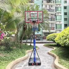Mini Basketball Stand and Hoop Backboard 4.2-5.9 Feet Adjustable w/ Wheels For Kids Outdoor