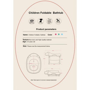 Children Portable Foldable Bathtub