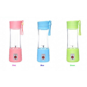 Mini Portable Blender USB Rechargeable Mixer Juicer 380mL Bottle for Smoothies - Shakes - Fruit Mixer