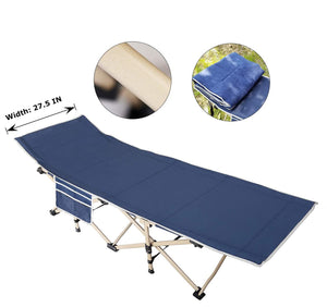 Toytexx Folding Portable Camping Bed Indoor/ Outdoor Bed with Portable Carrying Bag -190X70X45CM.