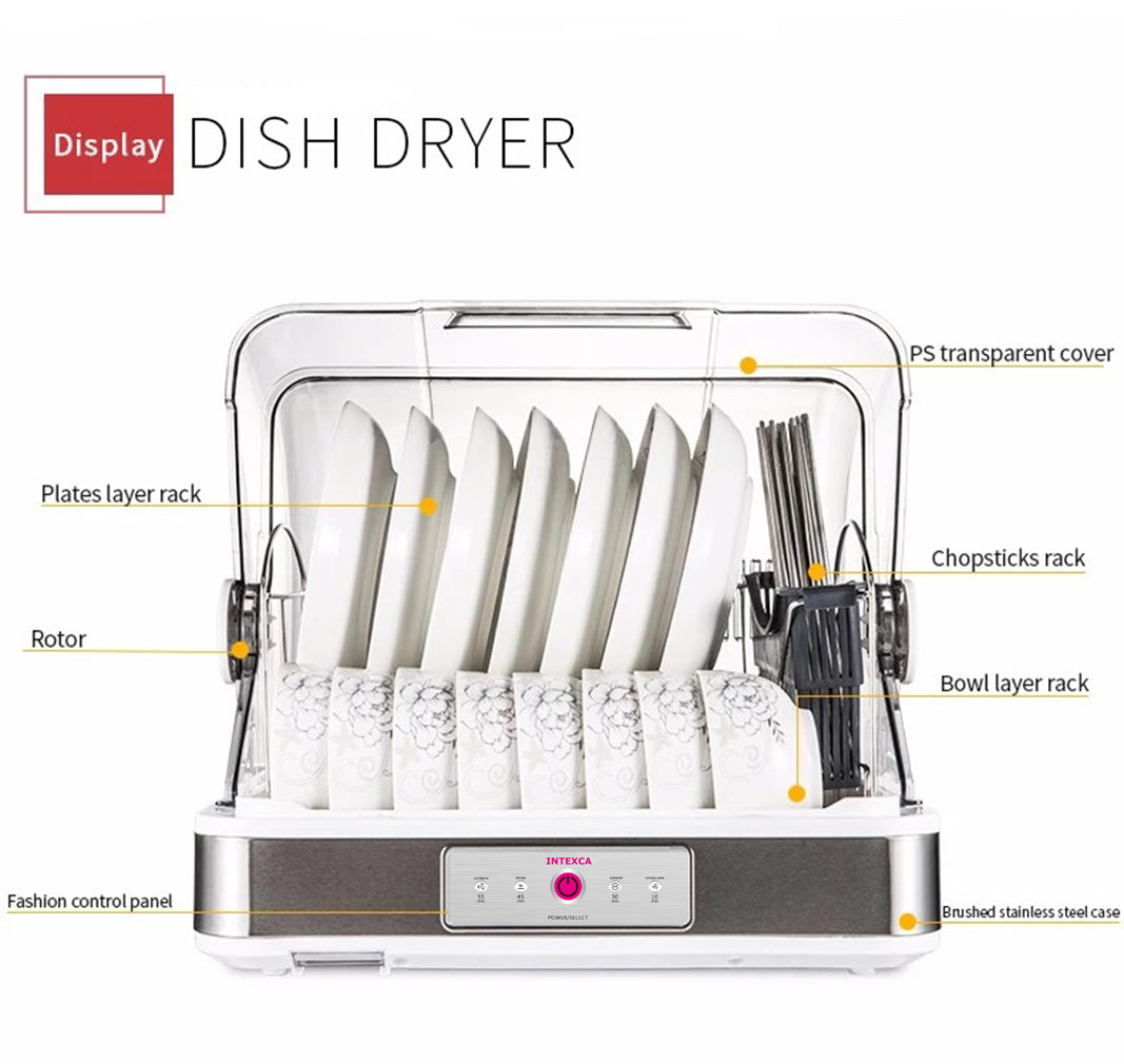 Electronic Dish Dryer Ultraviolet Tabletop Disinfection UV – mishiKart