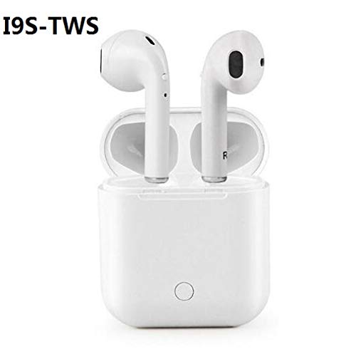 I9S TWS Bluetooth 4.2 Stereo in Ear Headphone, Portable Sports Wireless Earbuds for iOS & Android with Charging Box
