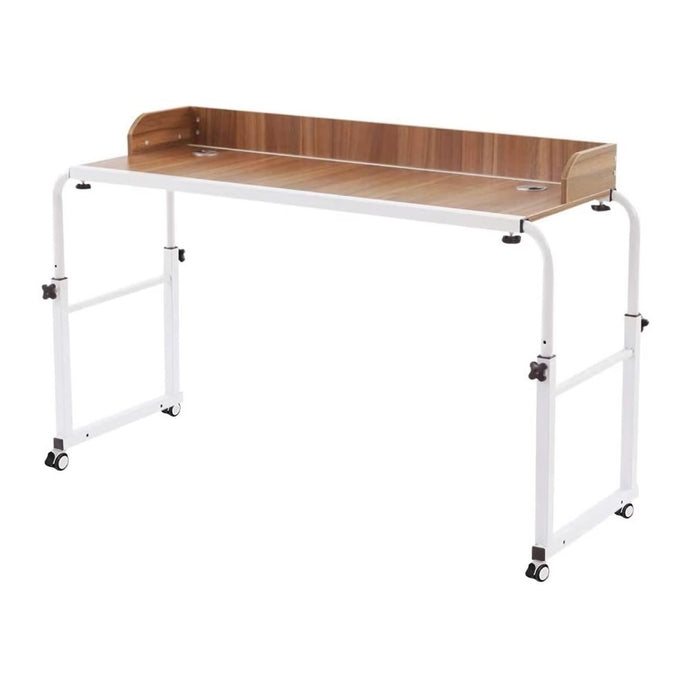 Multifunctional Over Bed Table Adjustable Laptop Desk Standing Work Station with Adjustable Height Width
