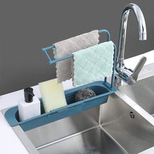 Telescopic Sink Rack Holder Expandable Storage Drain Basket Sink Caddy for Home Kitchen Kit