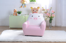 Kids Children Cute Pig Cartoon Reading Chair Sofa