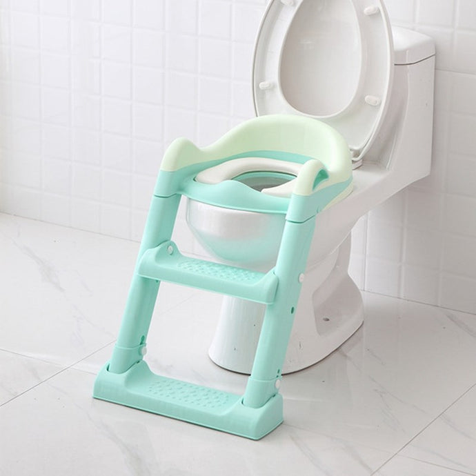 Kid's Ladder Potty Toilet Seat Adjustable Toilet Trainer