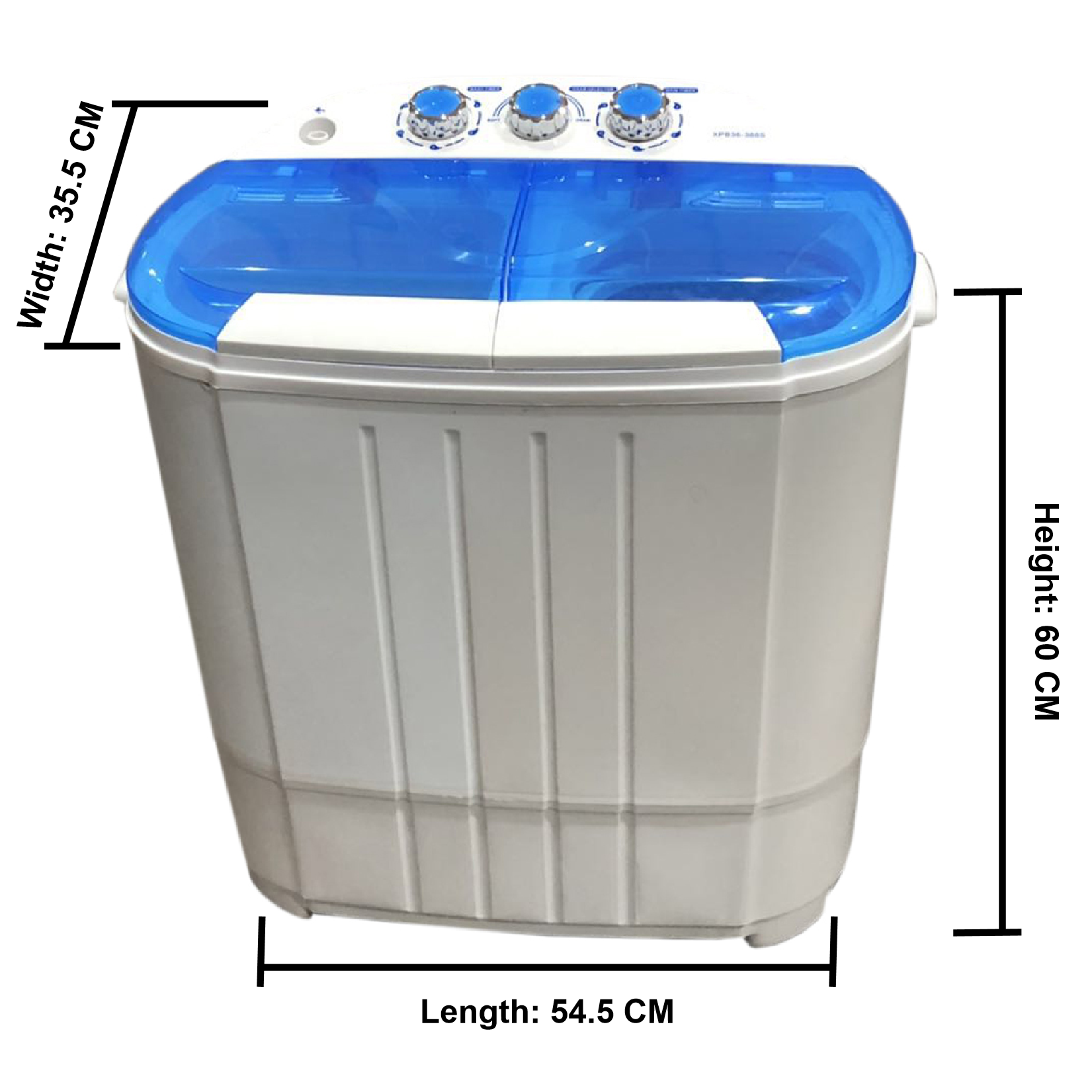 Intexca portable compact twin online tub capacity washing machine