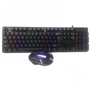 CMK 188 Rainbow LED Backlit Gaming Keyboard and Mouse Combo