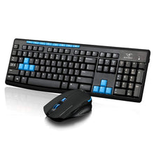 HK3800 2.4GHz Wireless Gaming Keyboard and 1600 DPI Gaming Mouse Desktop Combo