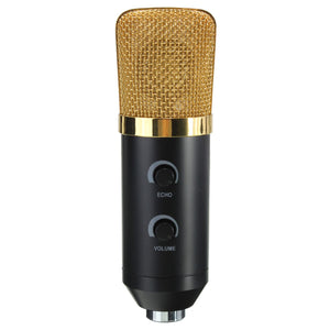 Audio Dynamic USB Condenser Sound Recording Vocal Microphone Mic With Stand Mount