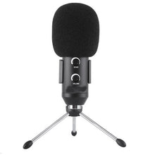 Audio Dynamic USB Condenser Sound Recording Vocal Microphone Mic With Stand Mount